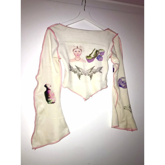 angel altar longsleeve with sim print