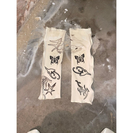 celestial flakes arm warmers