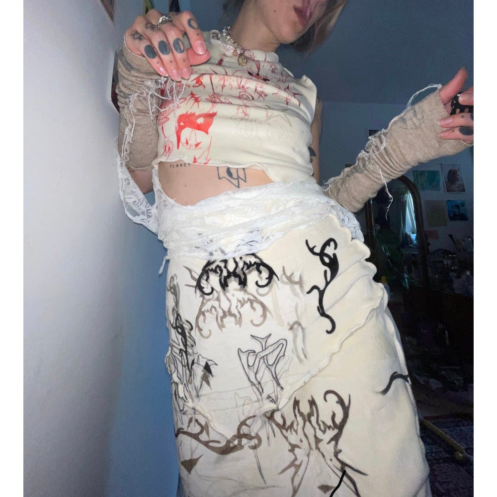 celestial flakes layered tops