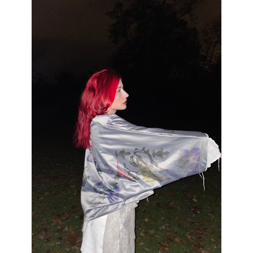 enceladus reversible jacket with cyberform pillow