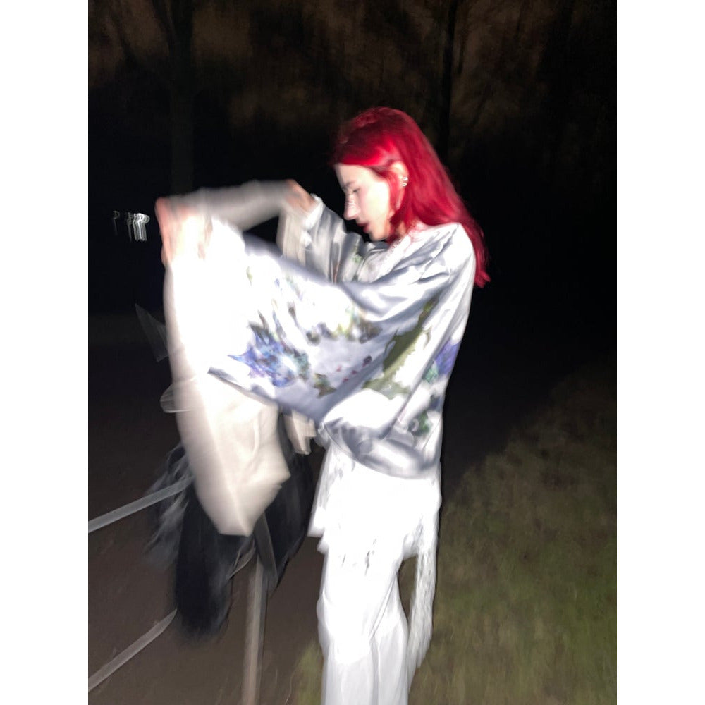 enceladus reversible jacket with cyberform pillow