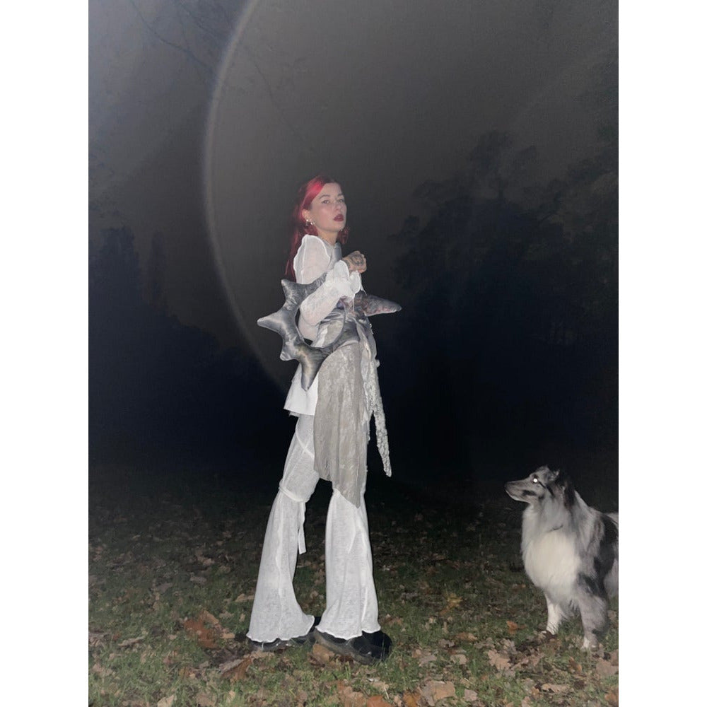 enceladus reversible jacket with cyberform pillow