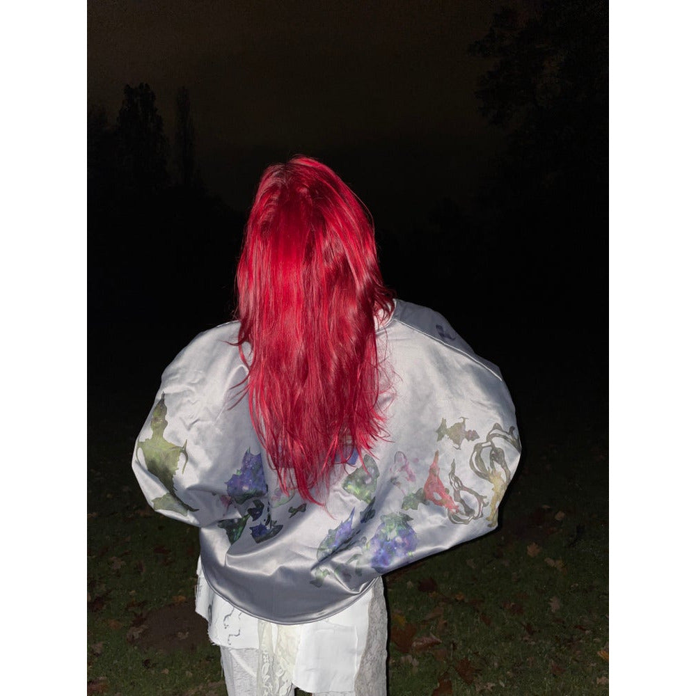 enceladus reversible jacket with cyberform pillow