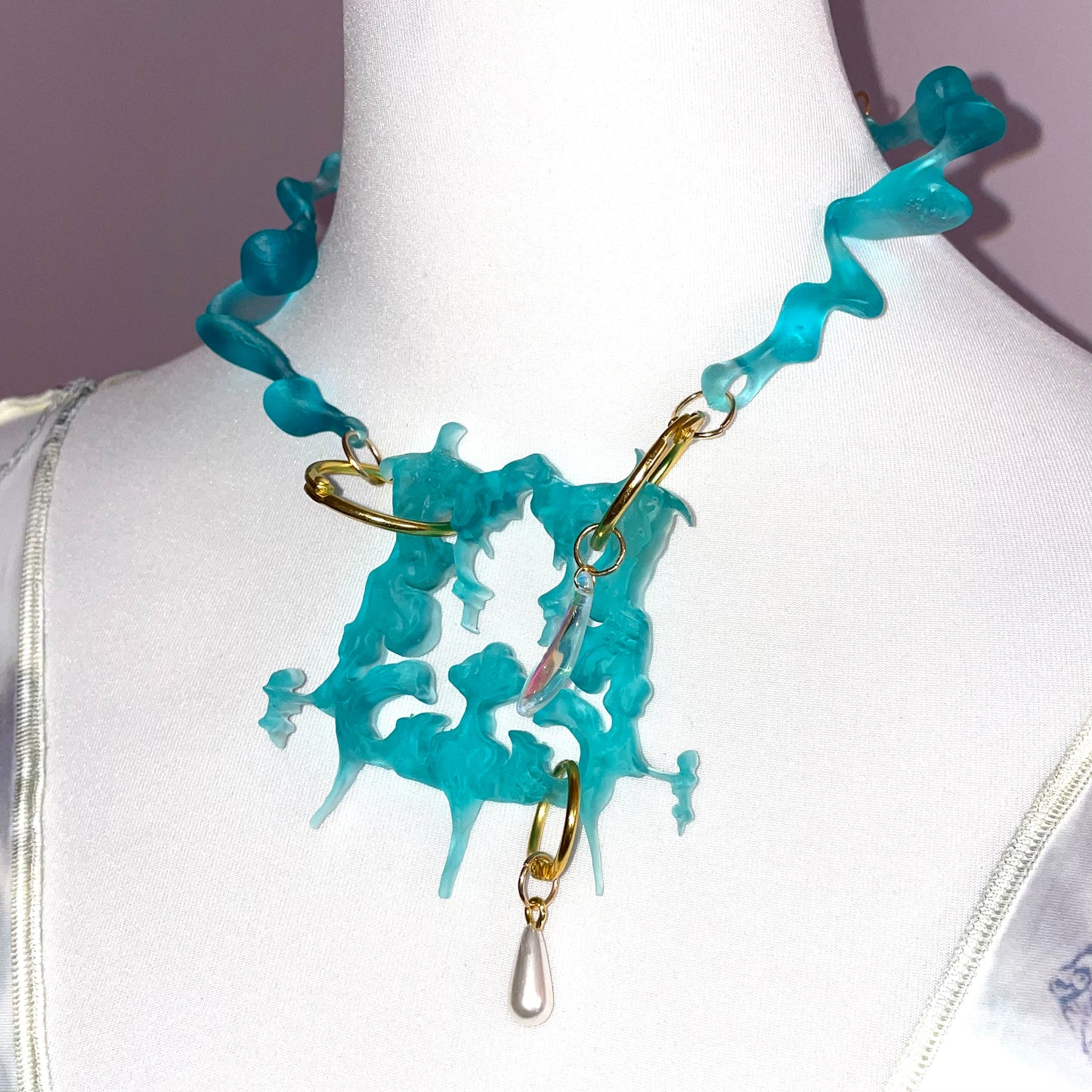 turquoise adornment