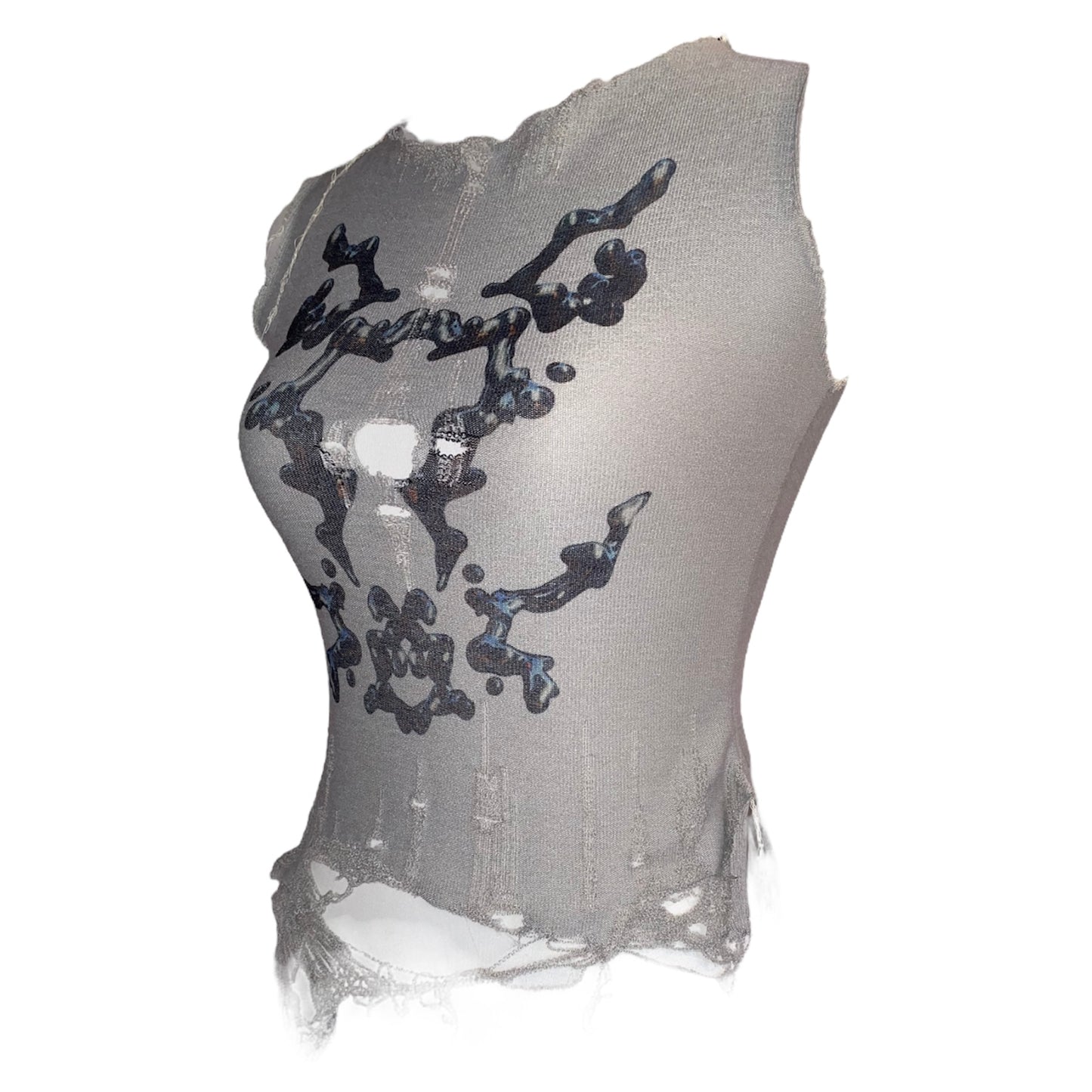 cyber bones knit top