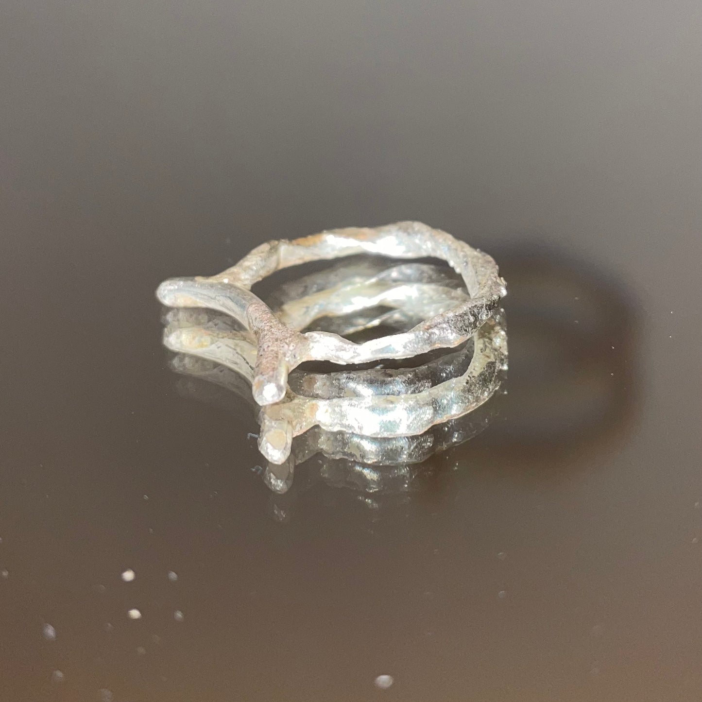 taurus 999 silver ring