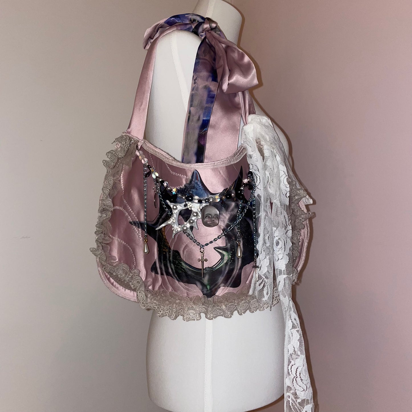 222 satin bag
