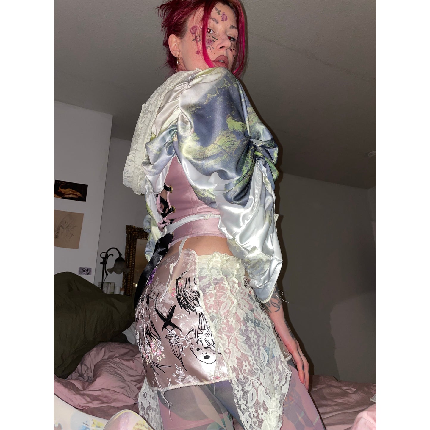 angel mini skirt
