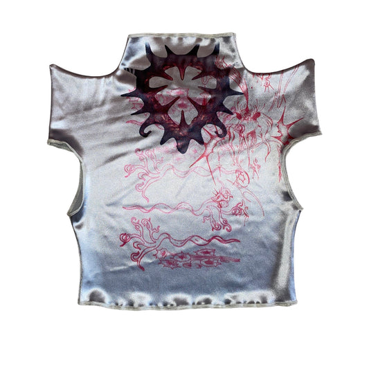 silver vulcano spike top