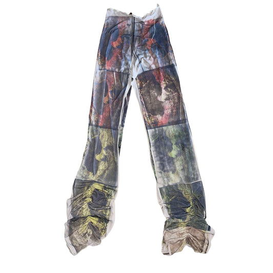 magma forest ruffle pants