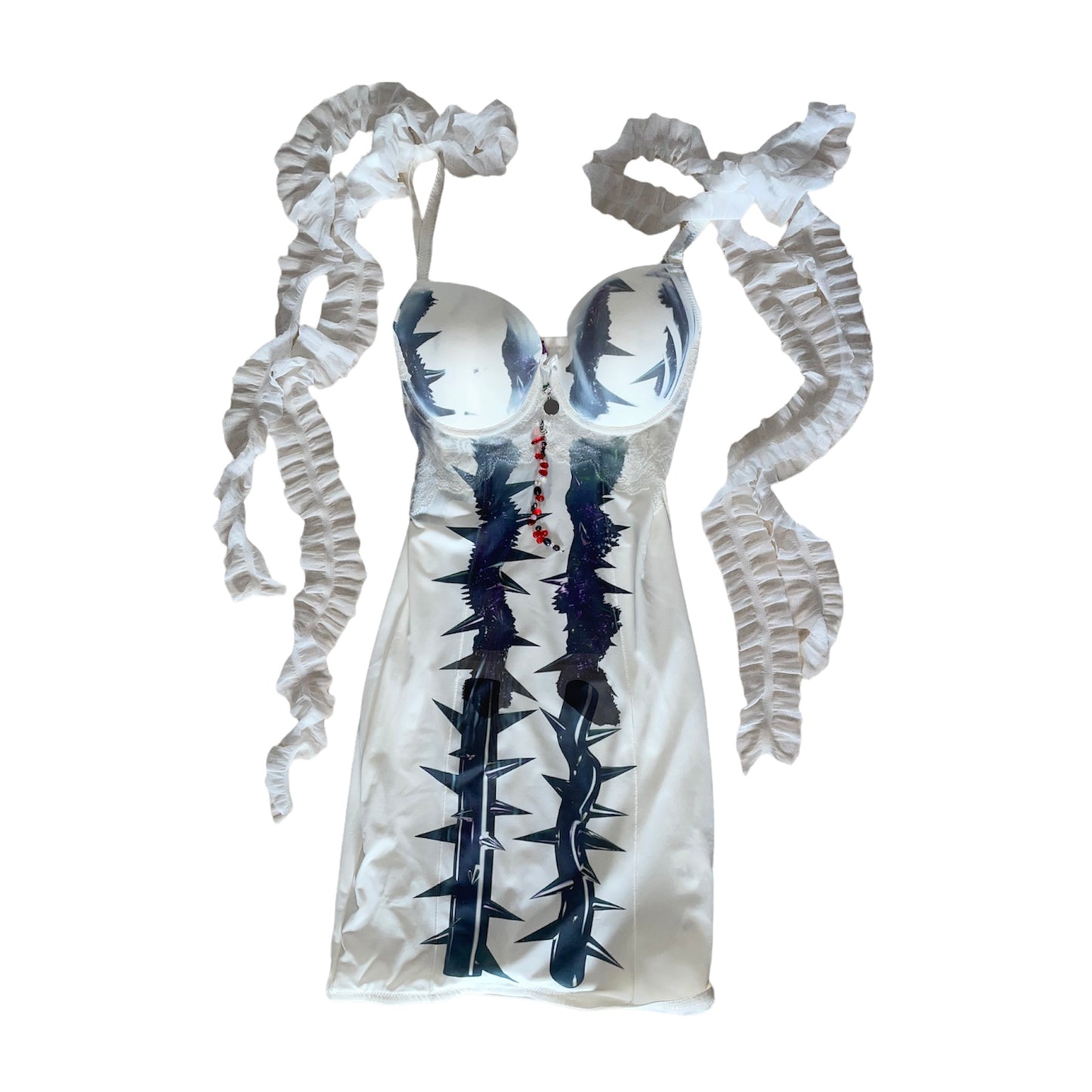 spikes bodycon dress