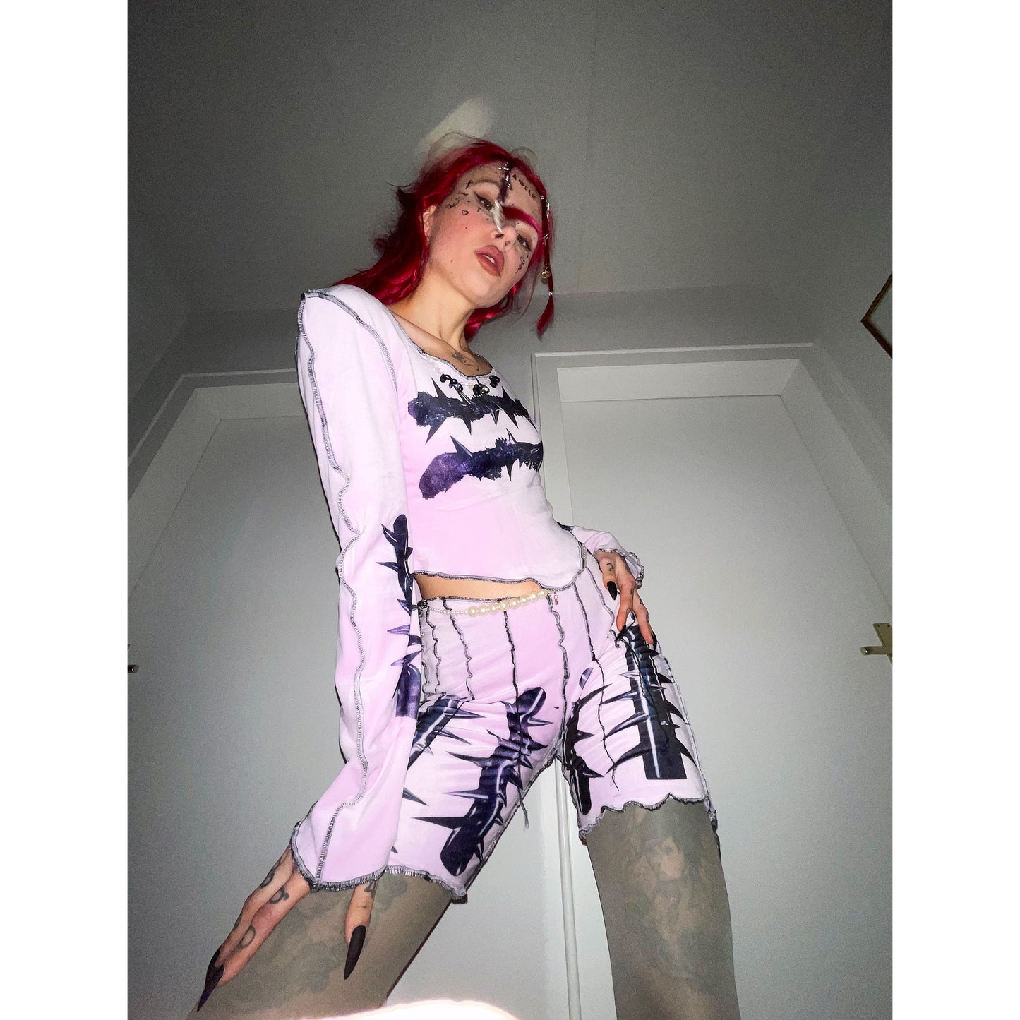 spikes and pearls longsleeve