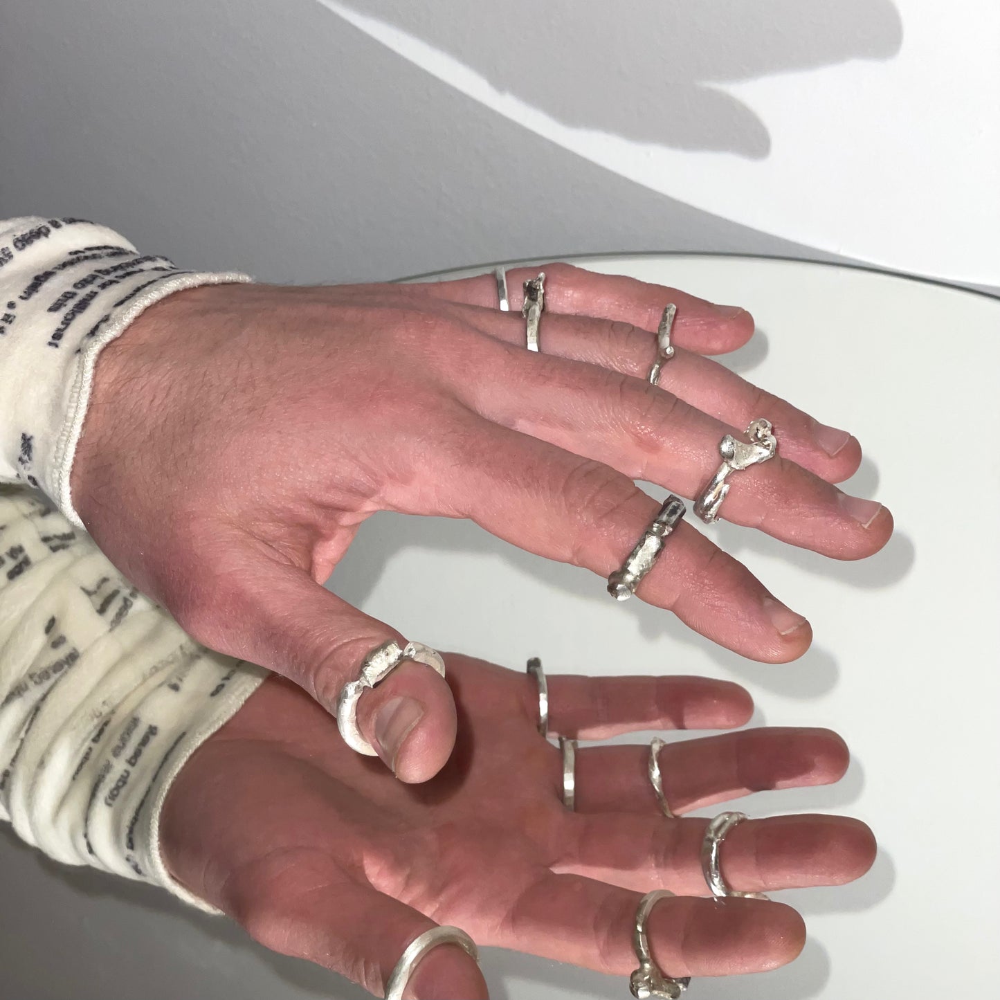 dolphin 999 silver ring