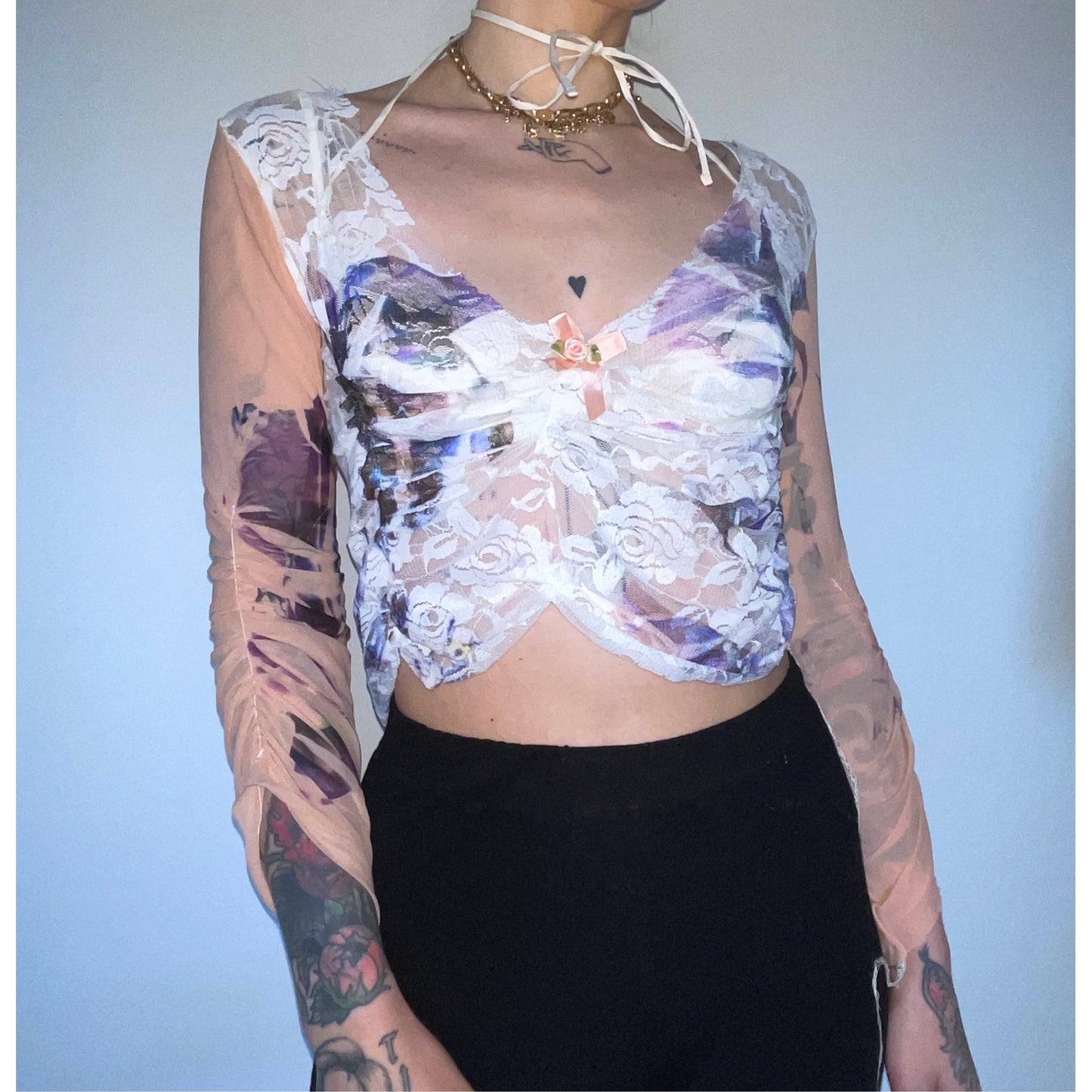 aries ruffled top