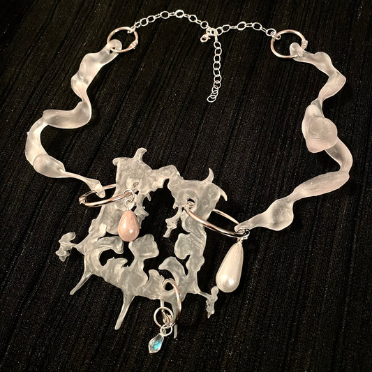 translucent adornment choker