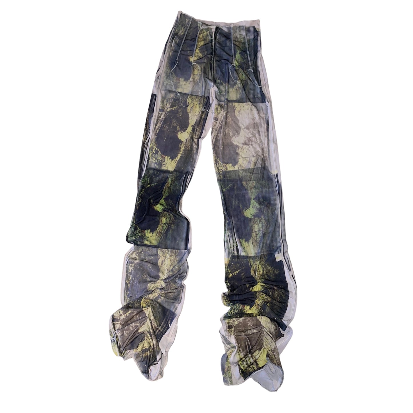 forest ruffle pants