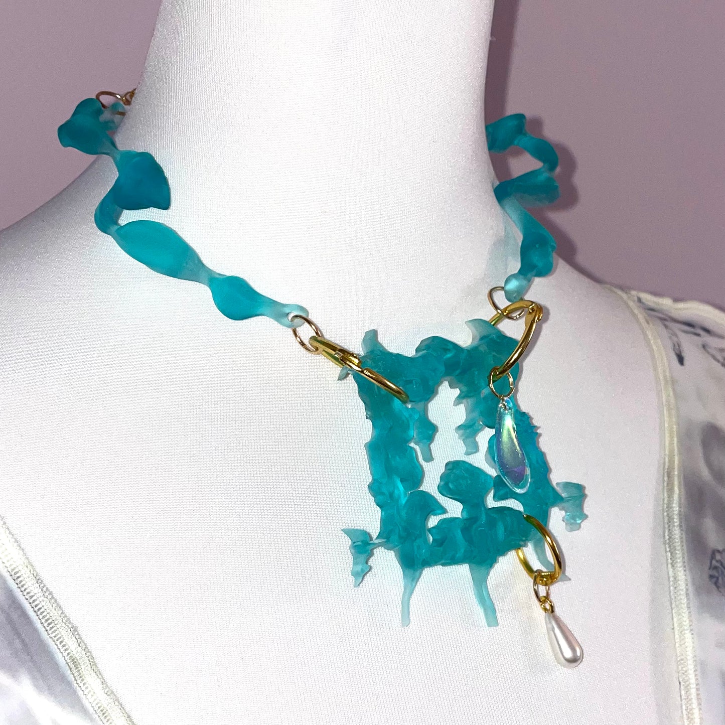 turquoise adornment