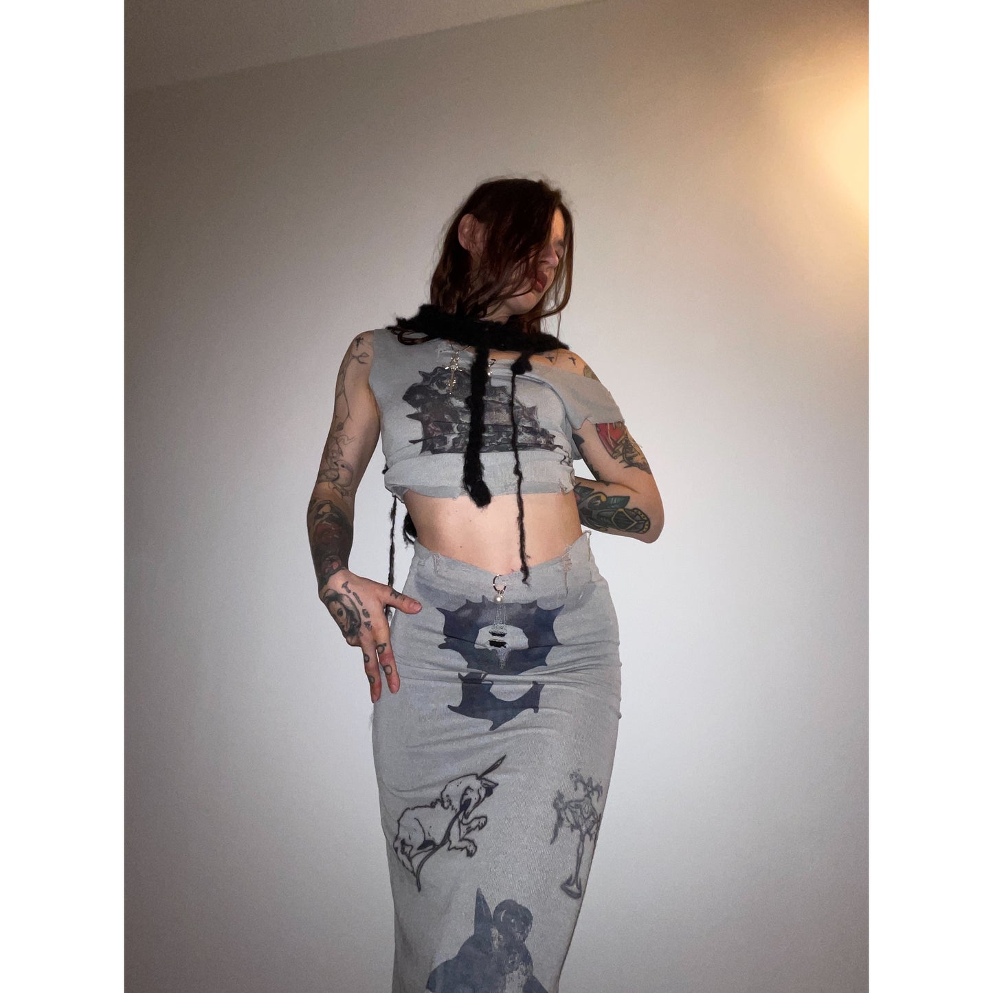 comet knit skirt