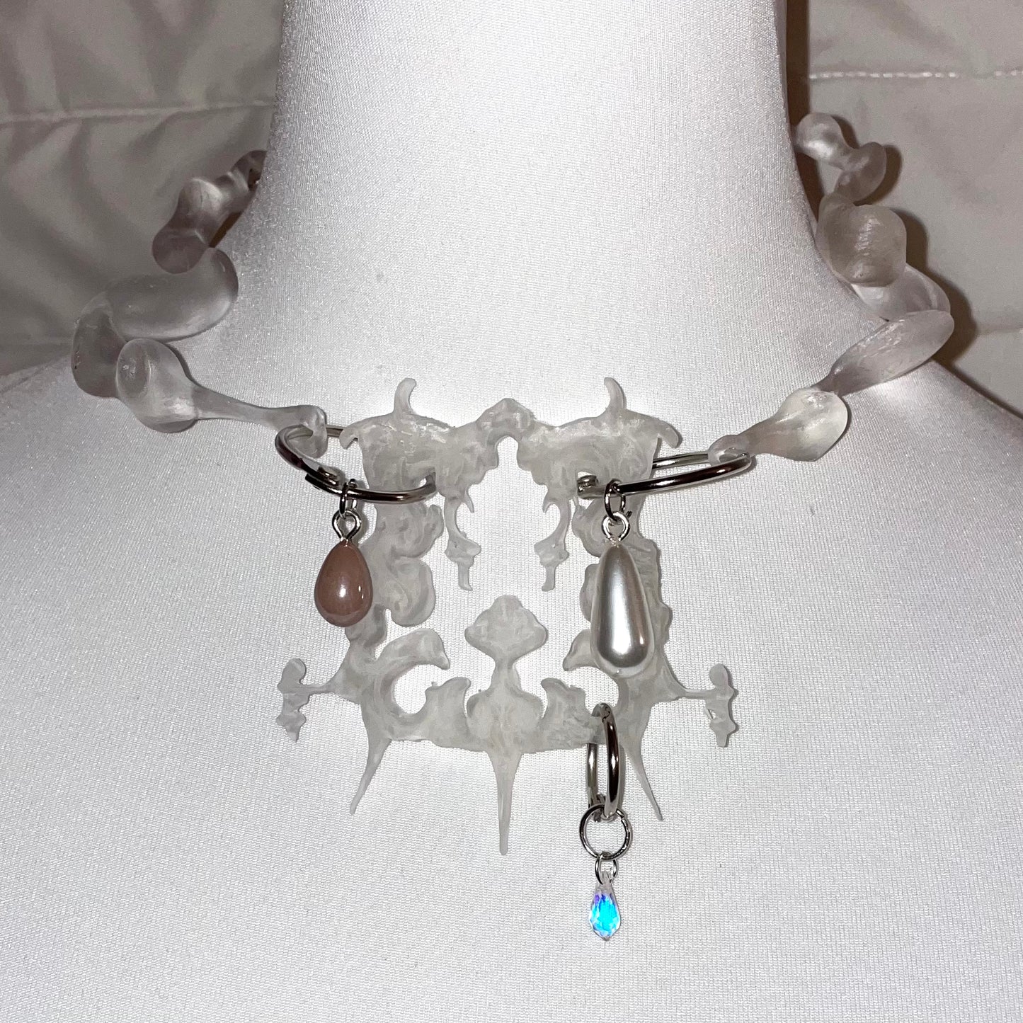 translucent adornment choker