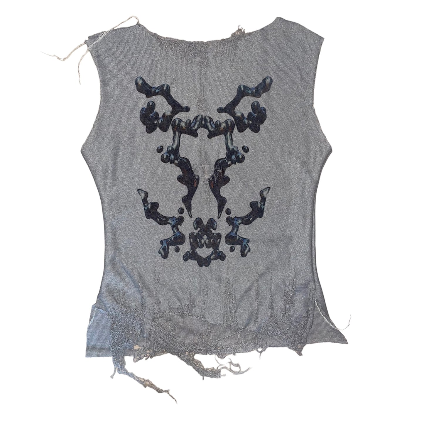cyber bones knit top