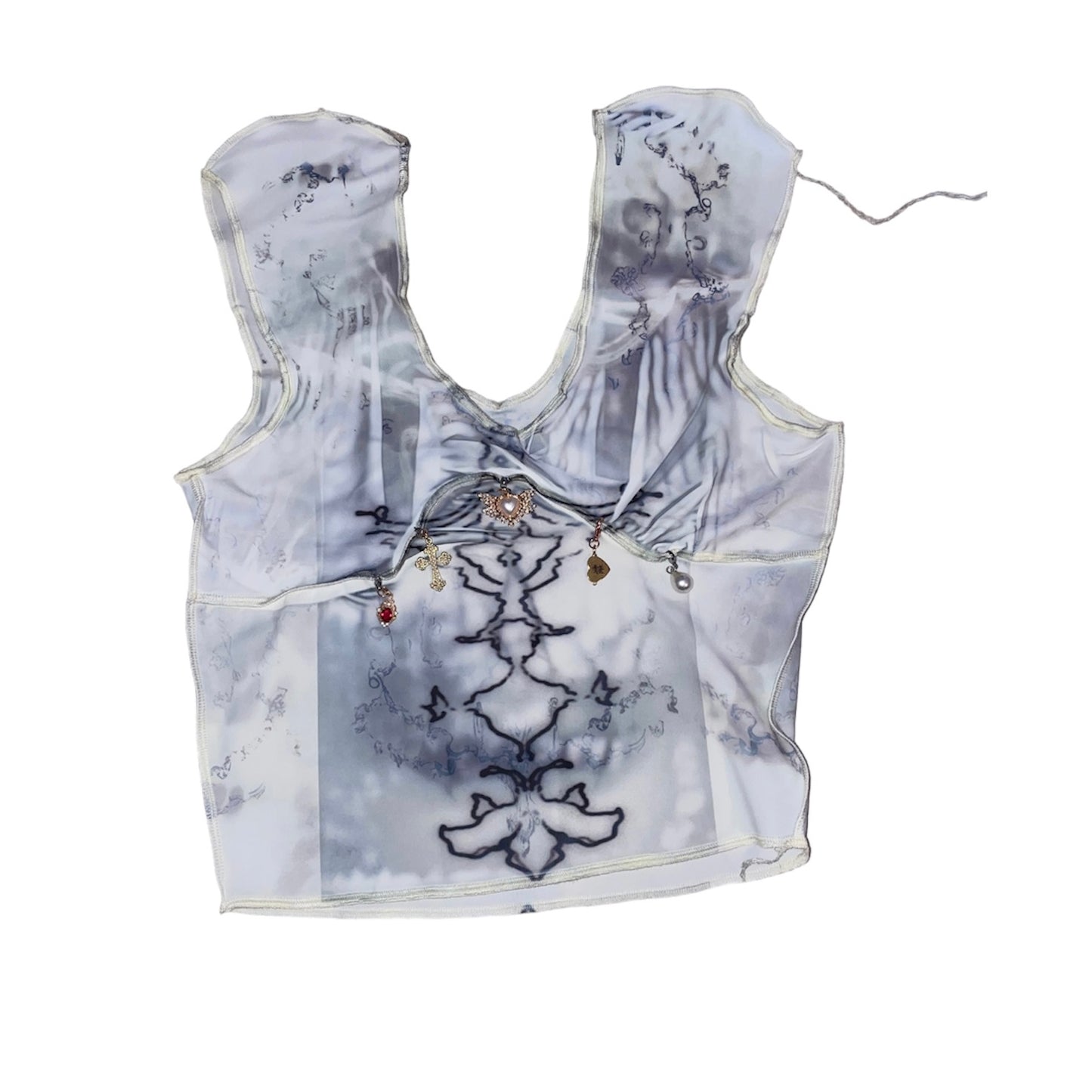 mud flower bustier top
