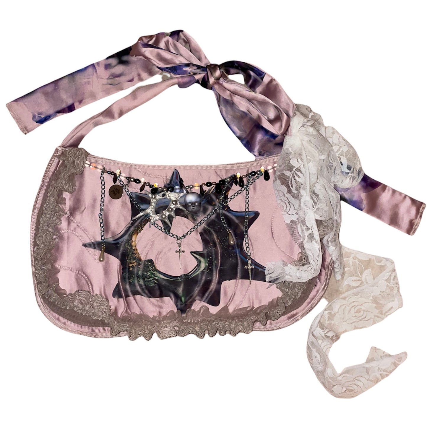 222 satin bag