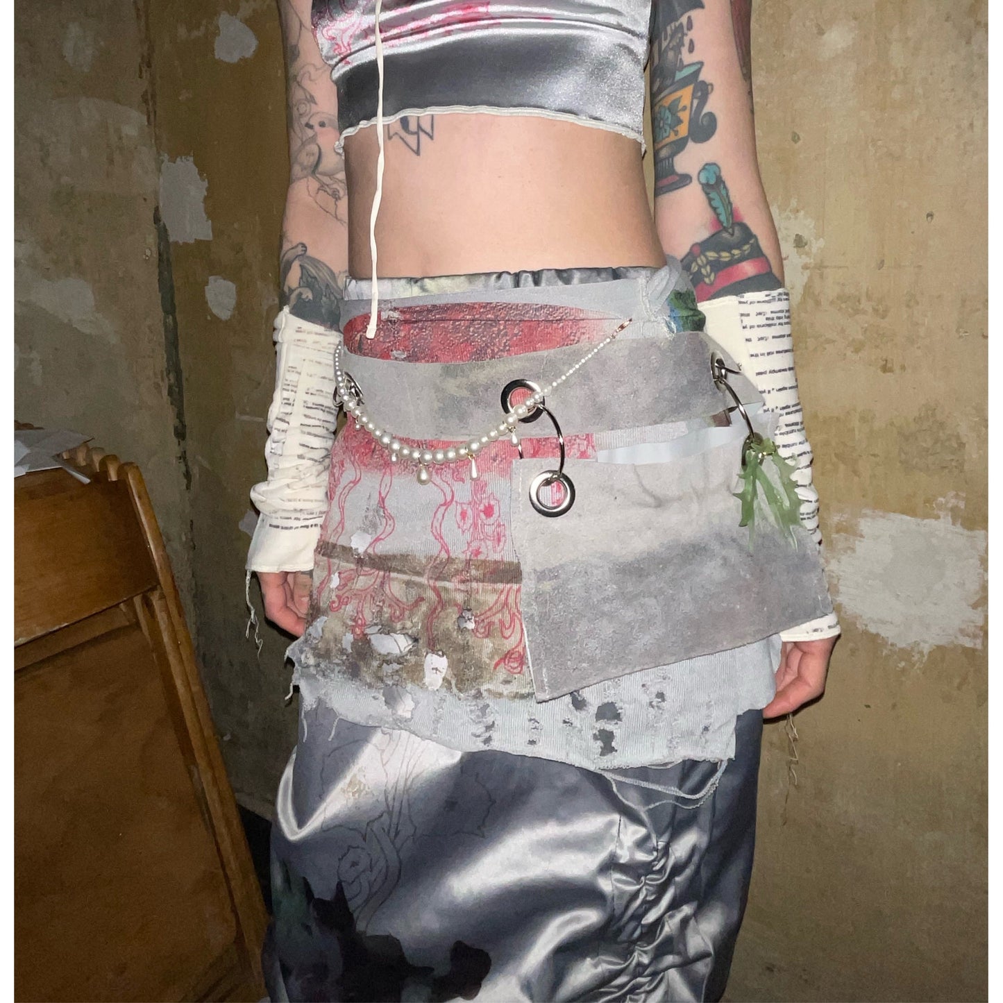 stone leather belt