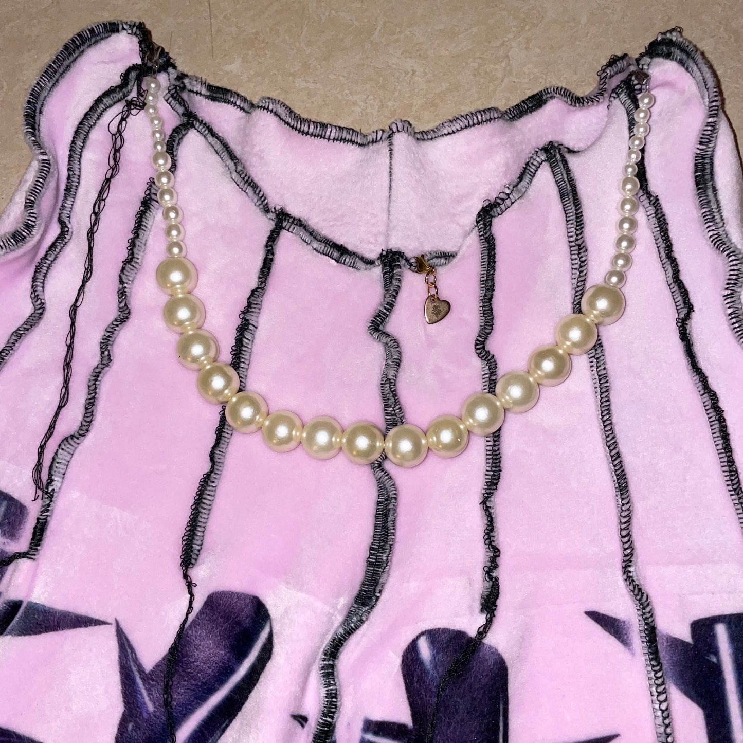 spikes and pearls shorts