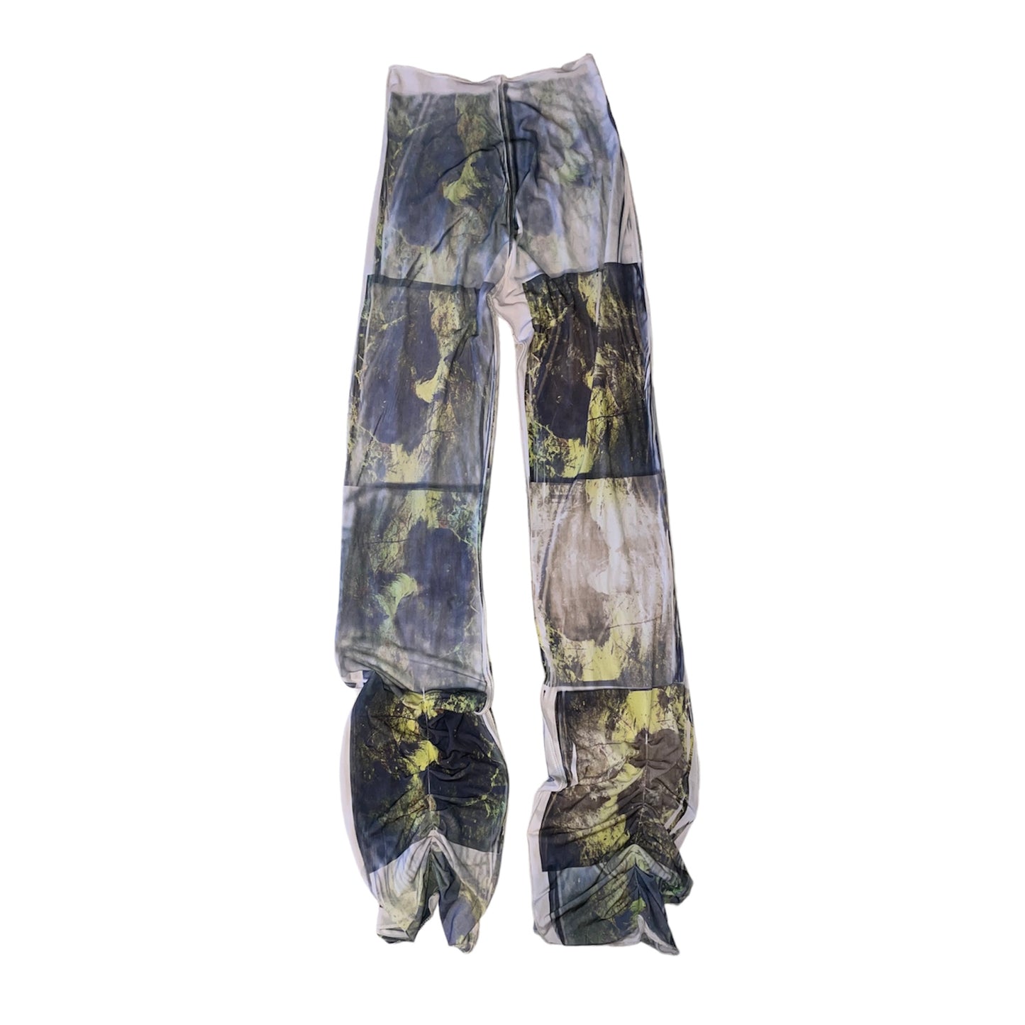 forest ruffle pants