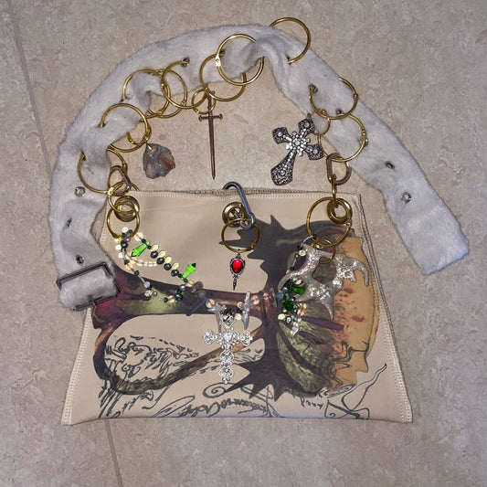 vase embellished bag