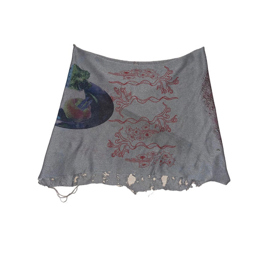 kiss on stone mini skirt