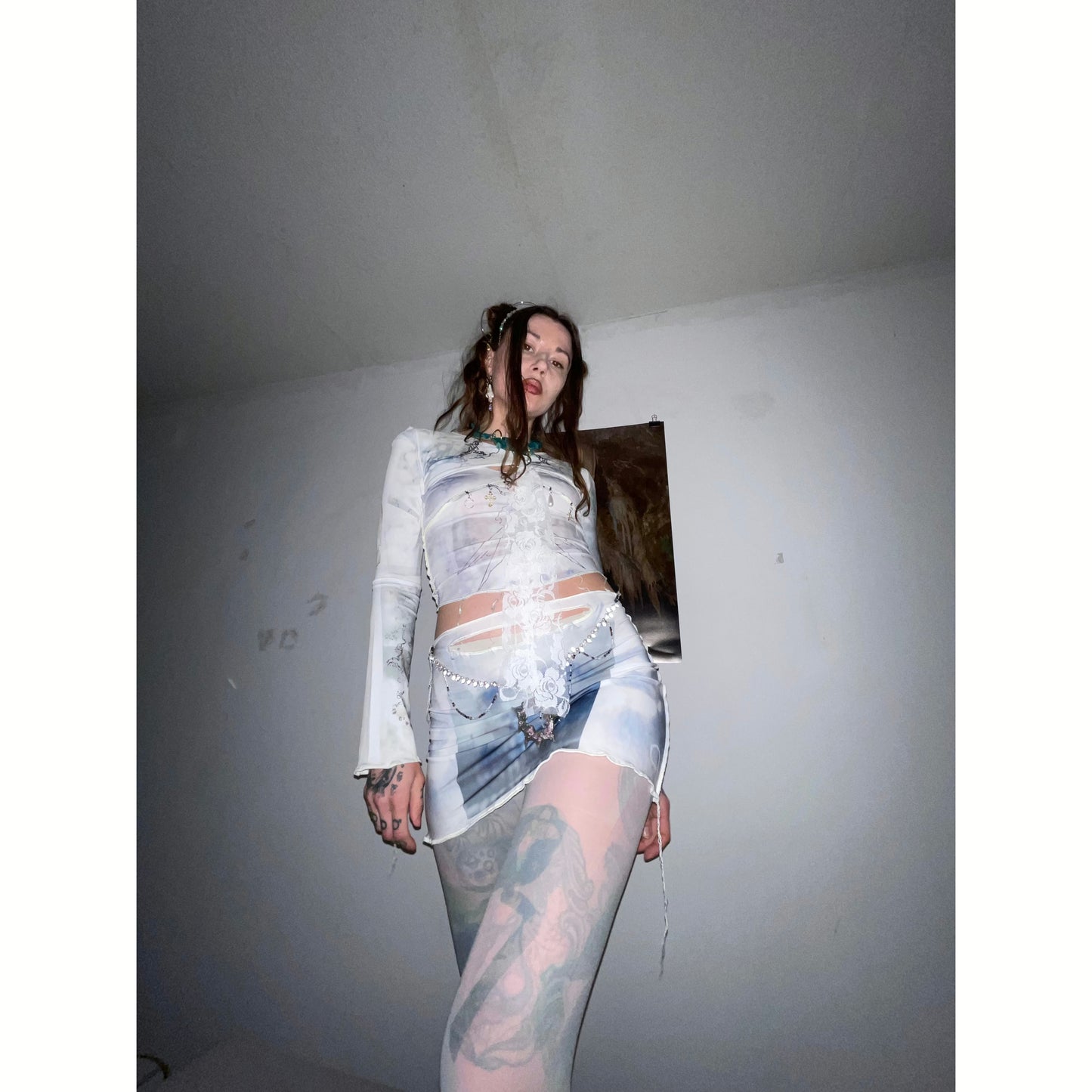 distant mini skirt