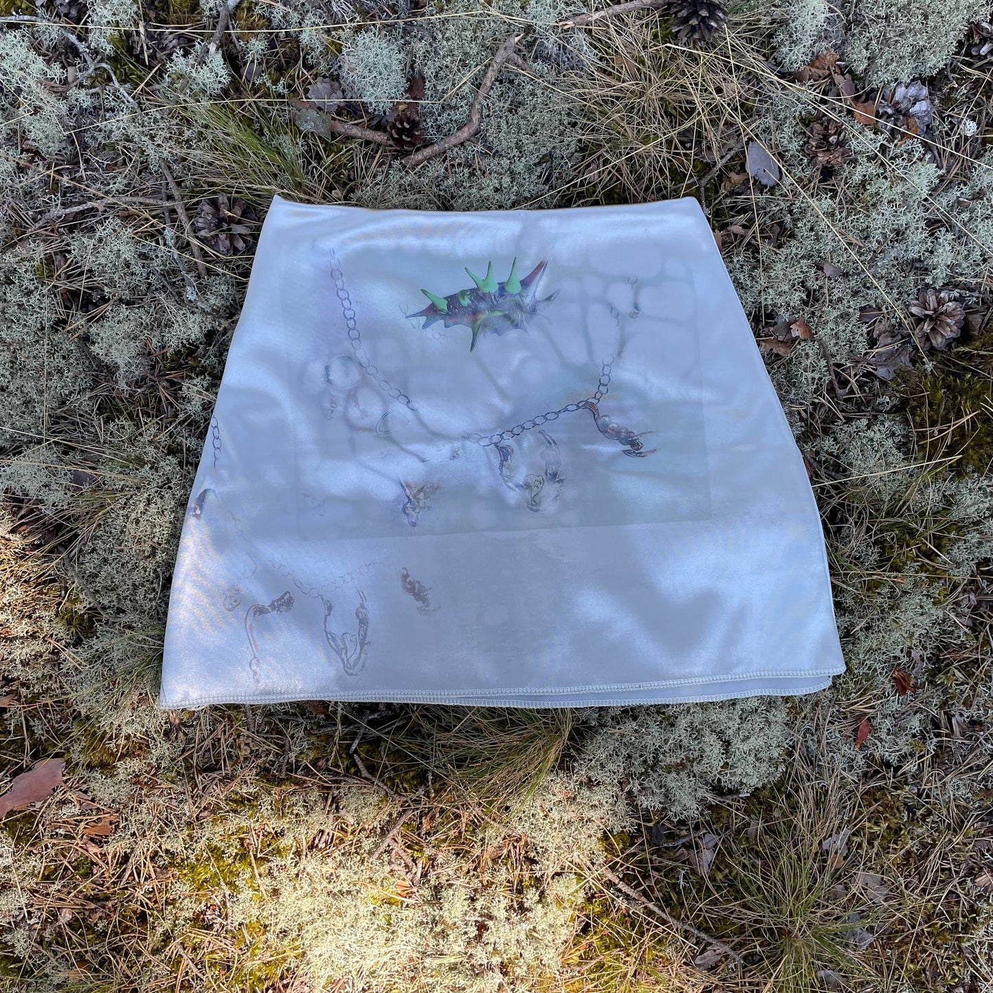 deep from a silver cave