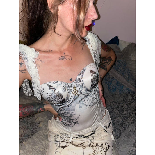 inscriptions reworked corset