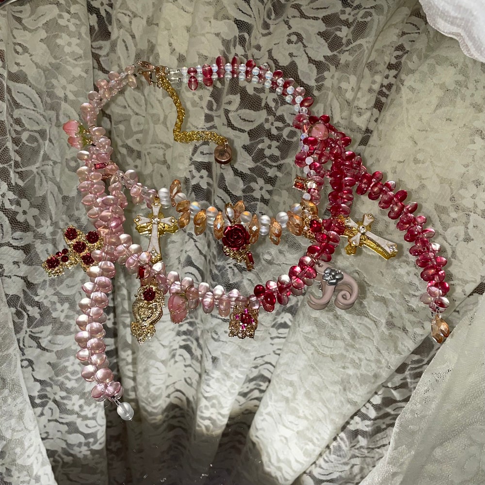 pomegranate choker