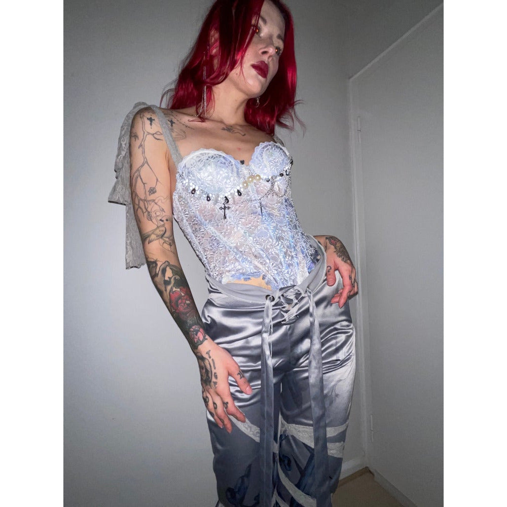 snake treasure reworked corset