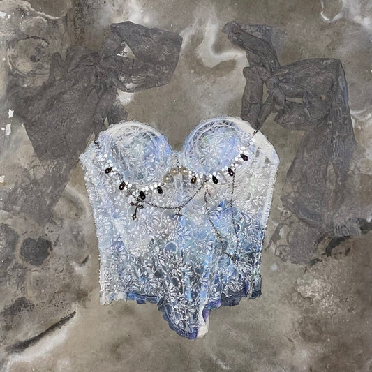 snake treasure reworked corset