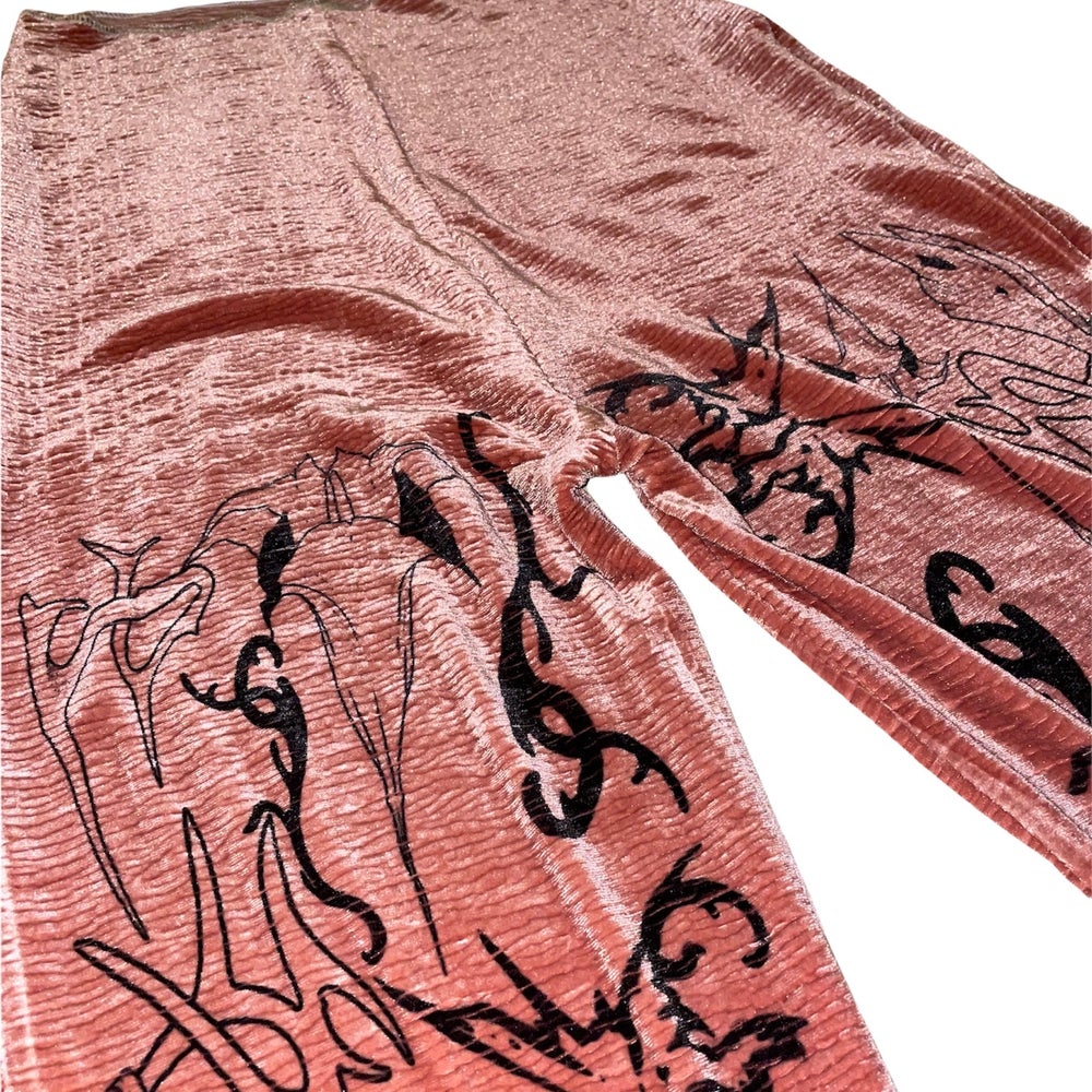 salmon plate pants