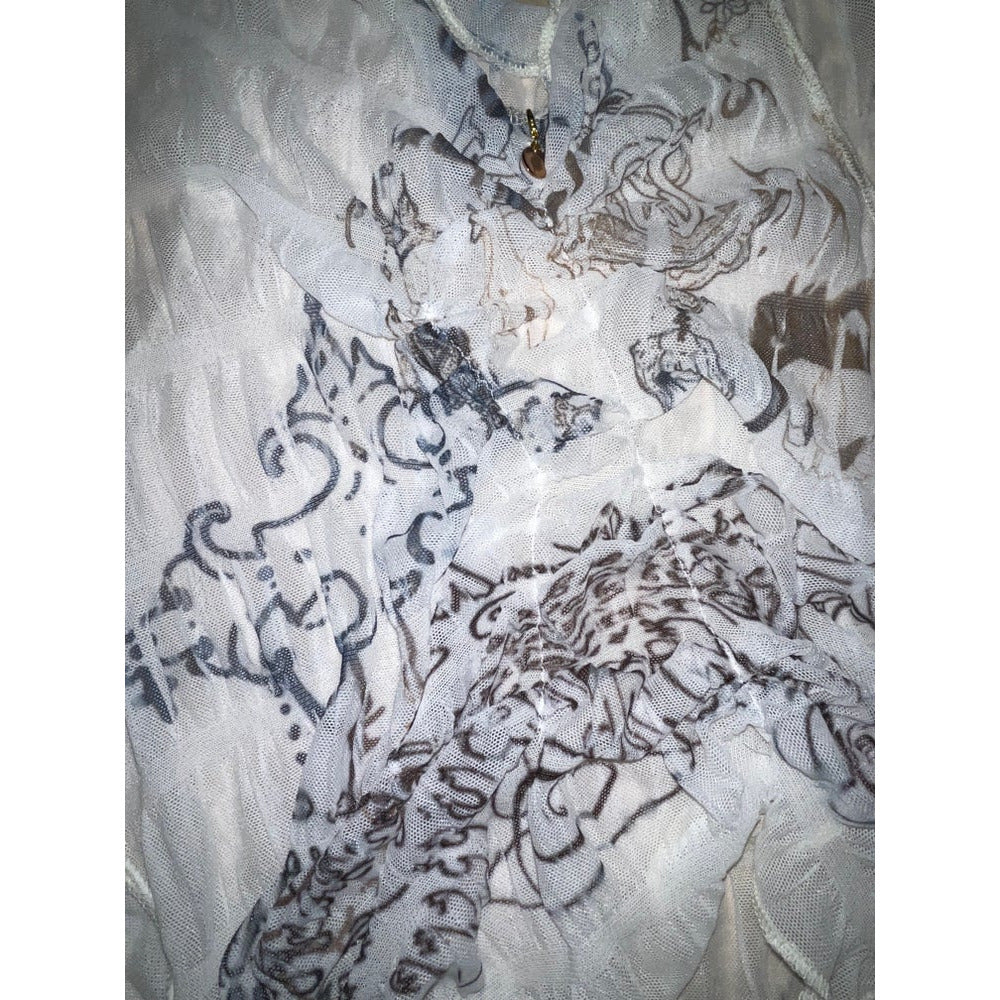 white noise mesh top