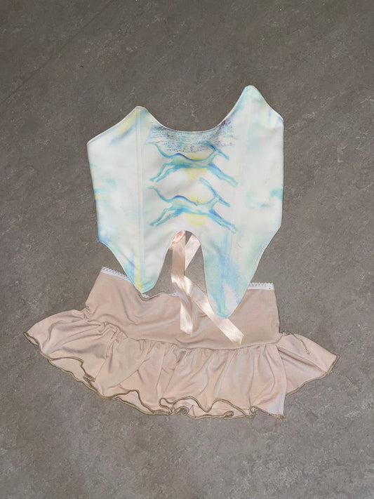 running animal corset top