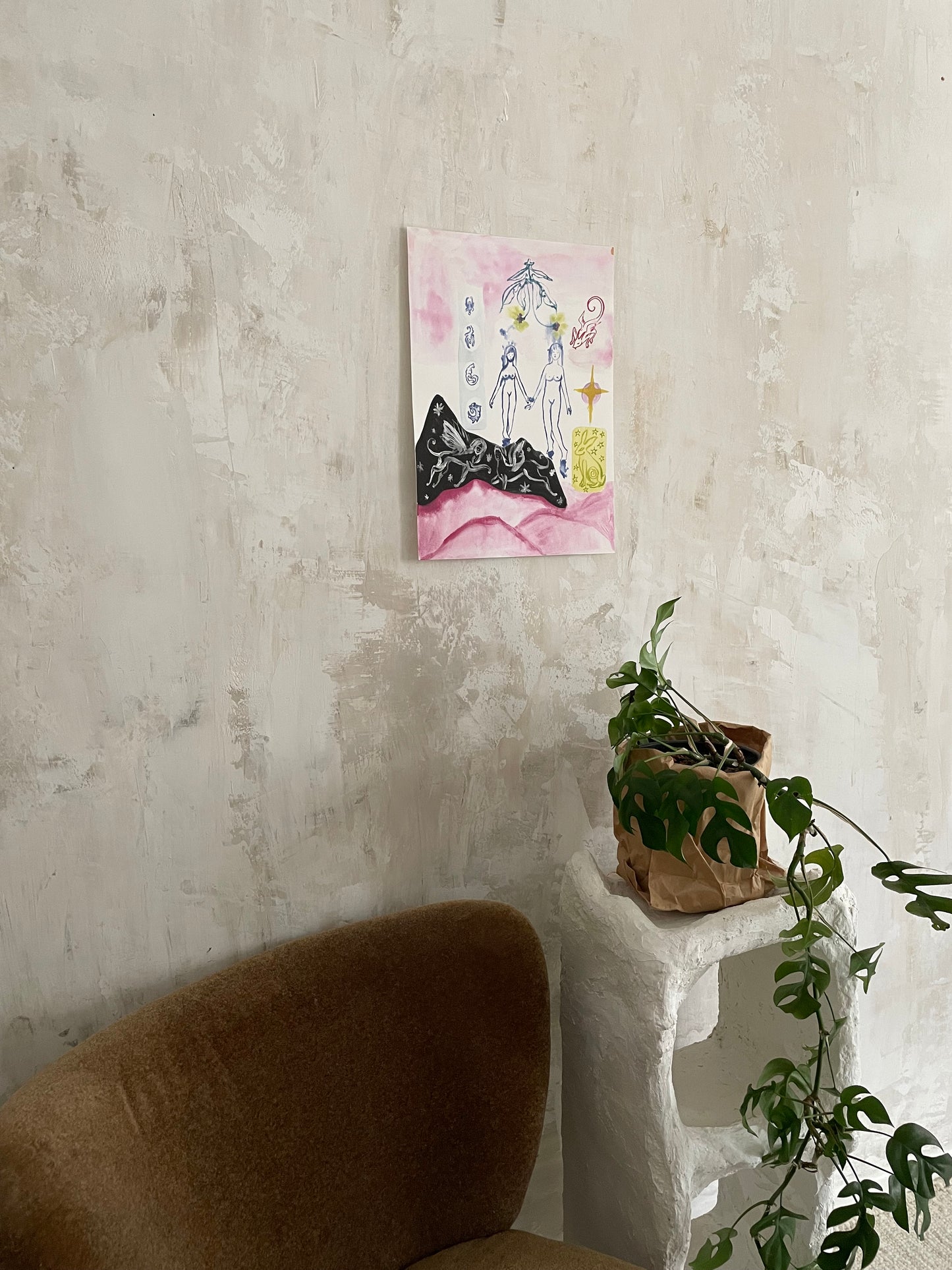 art print mystic mountains
