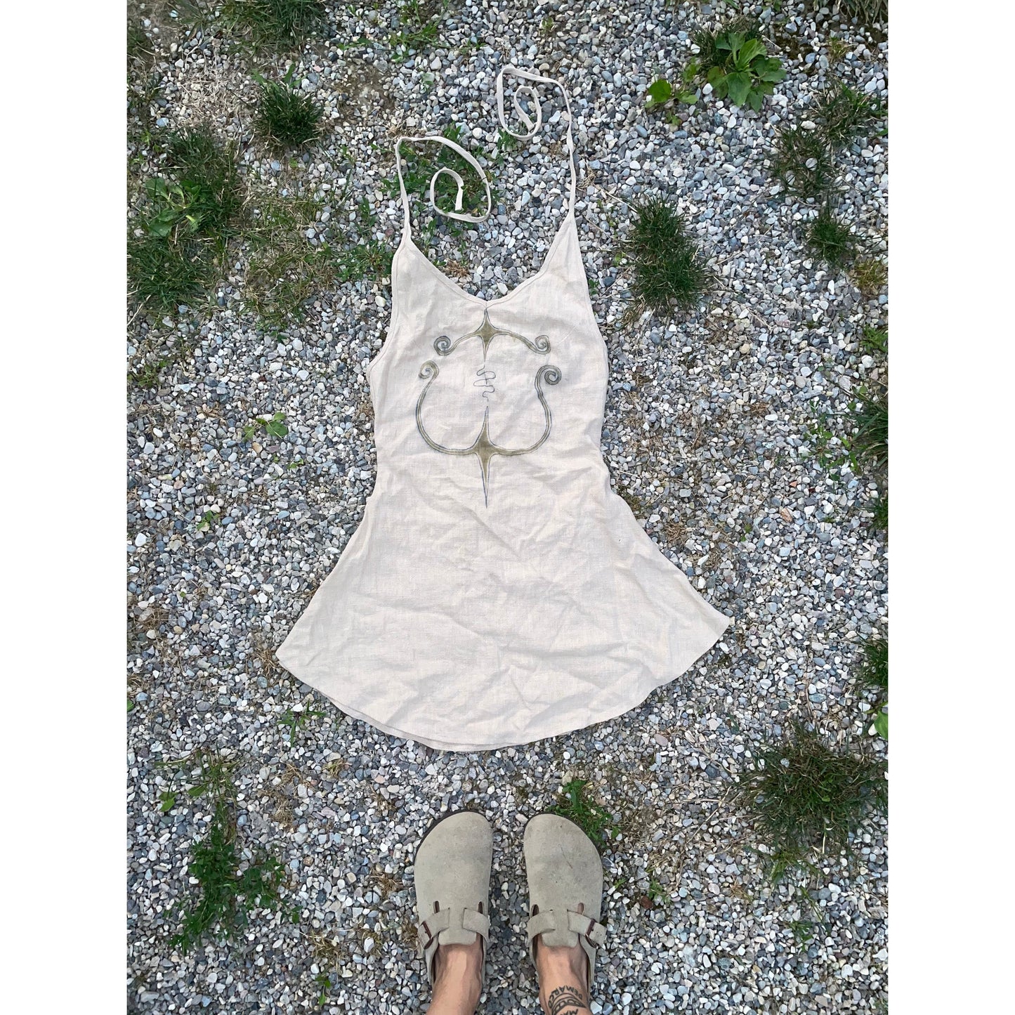 enigma linen dress