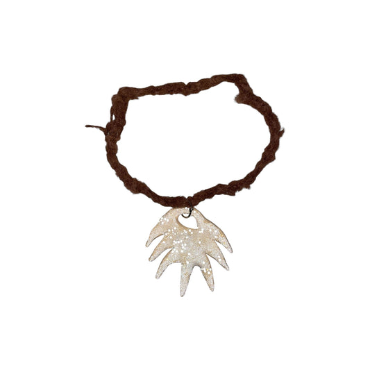 clear bone necklace