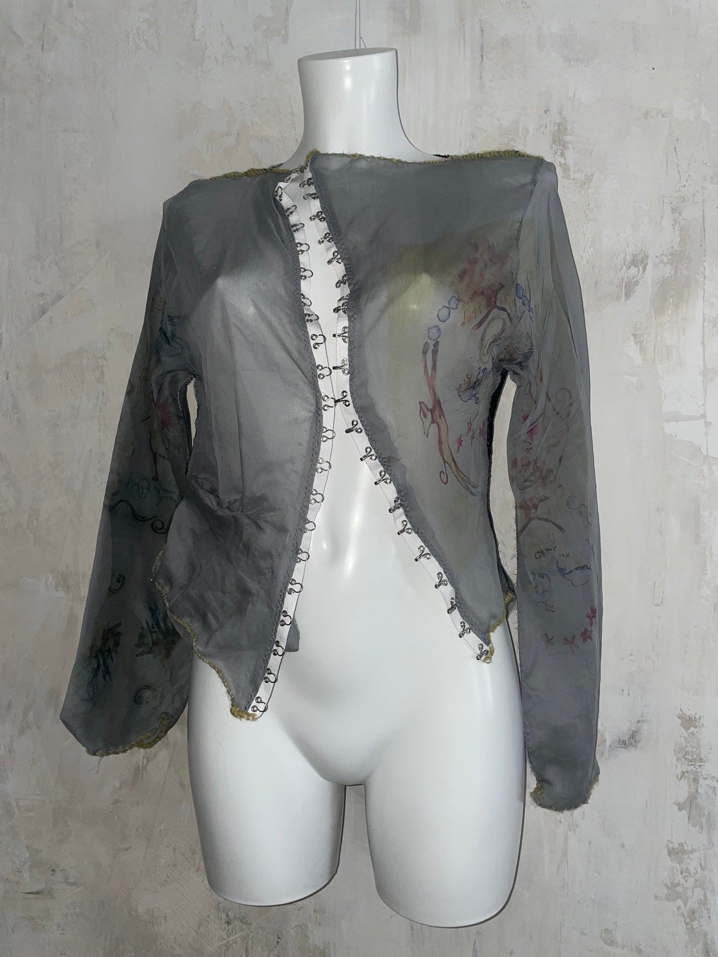 little cloud silk shirt