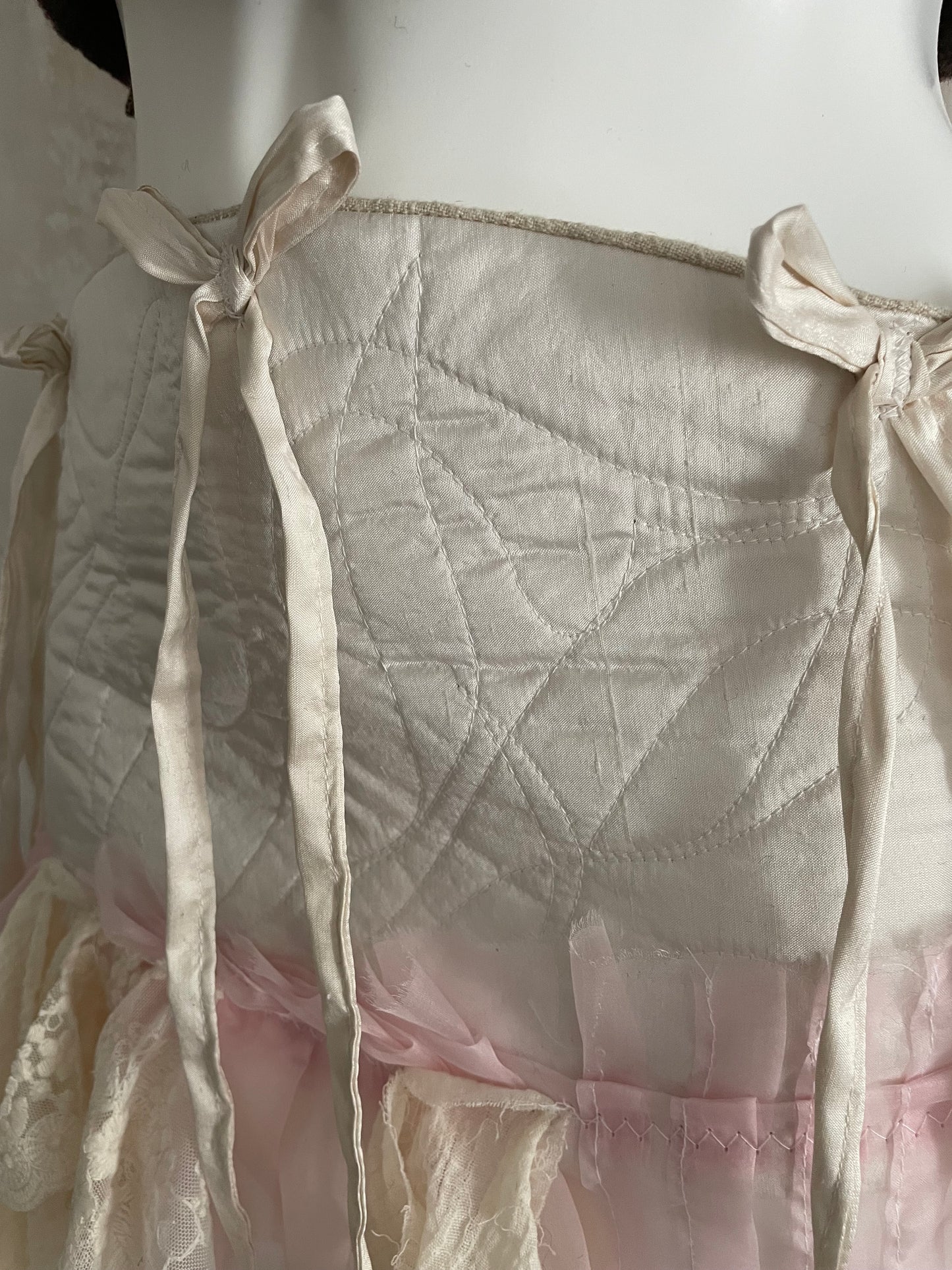 wild silk overskirt