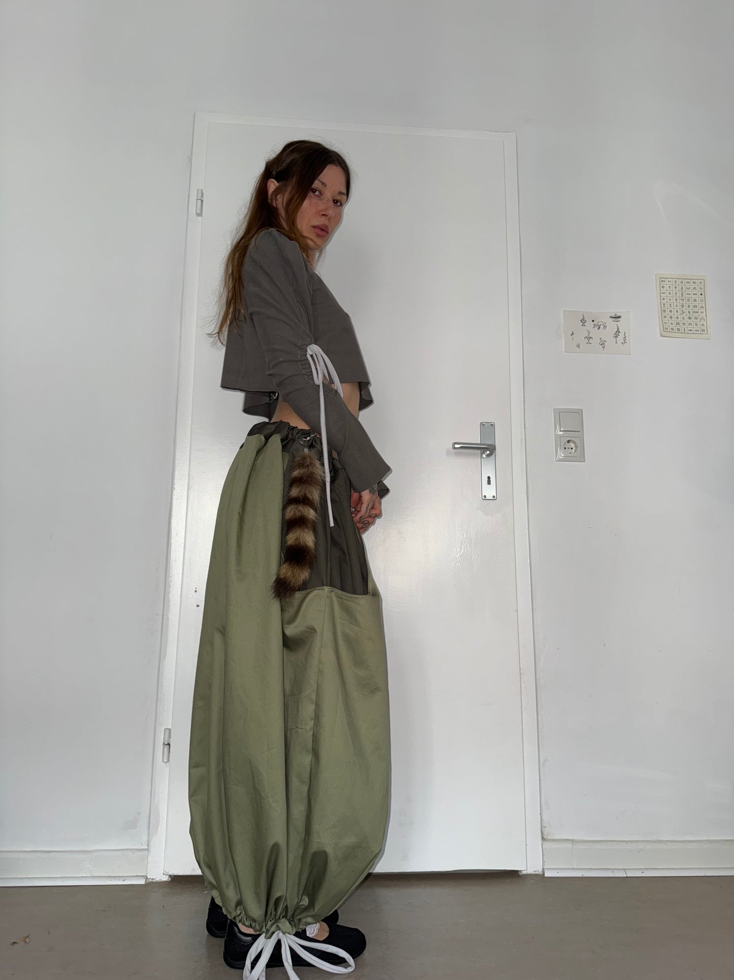 mushroom top khaki