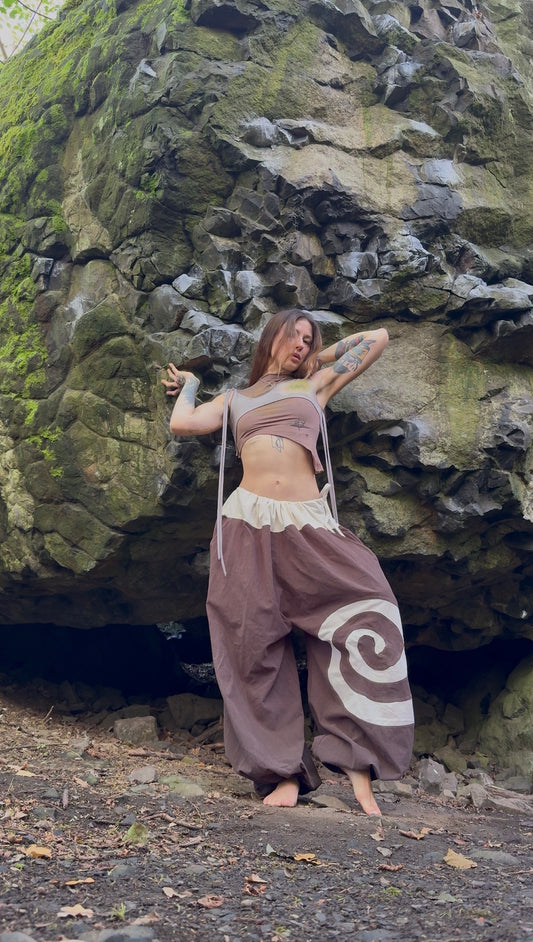 choco swirl balloon pants