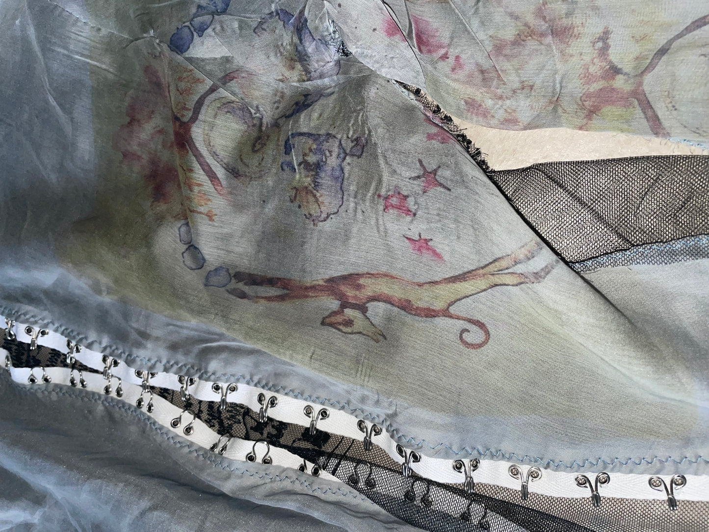 little cloud silk shirt