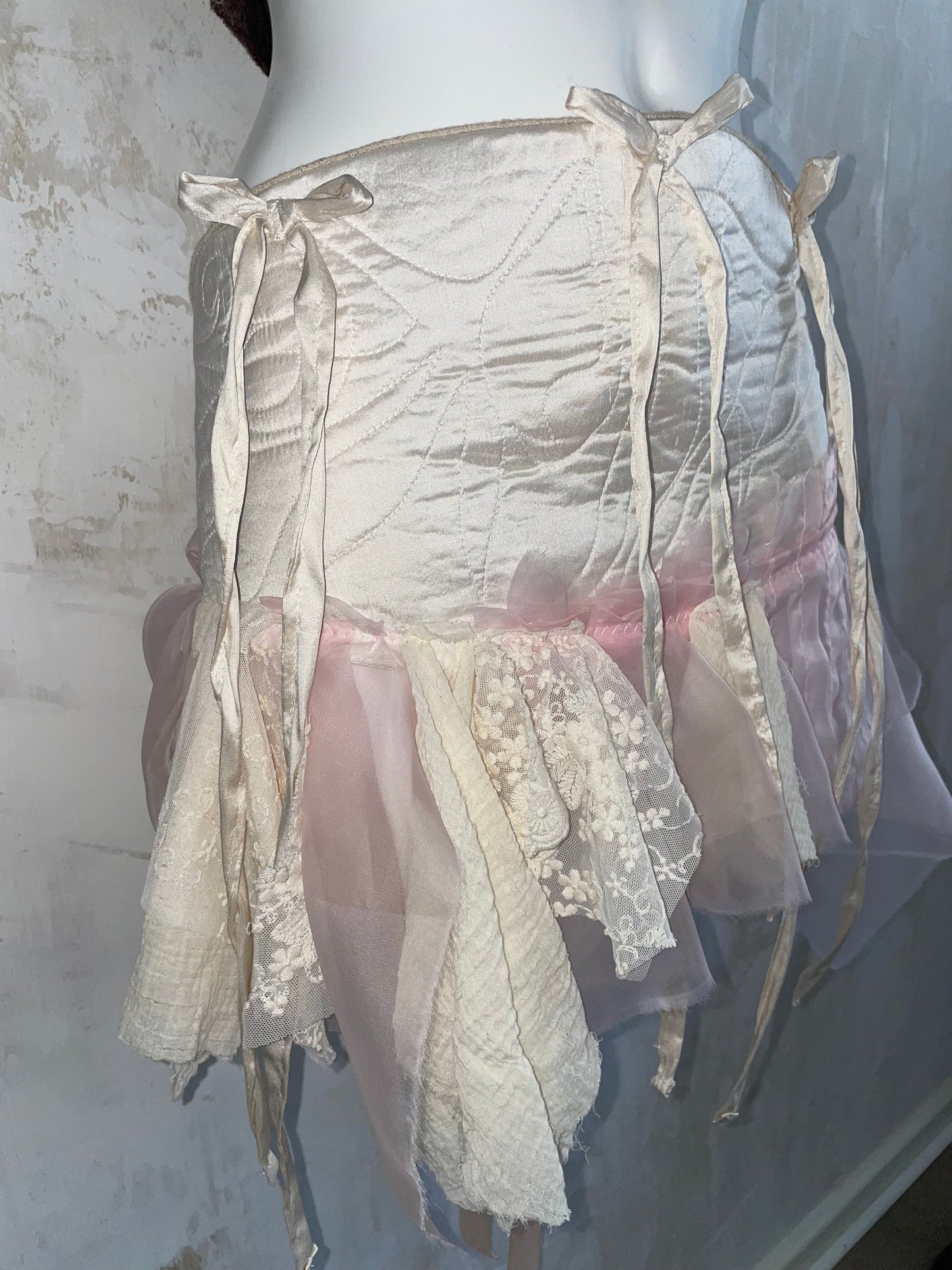 wild silk overskirt