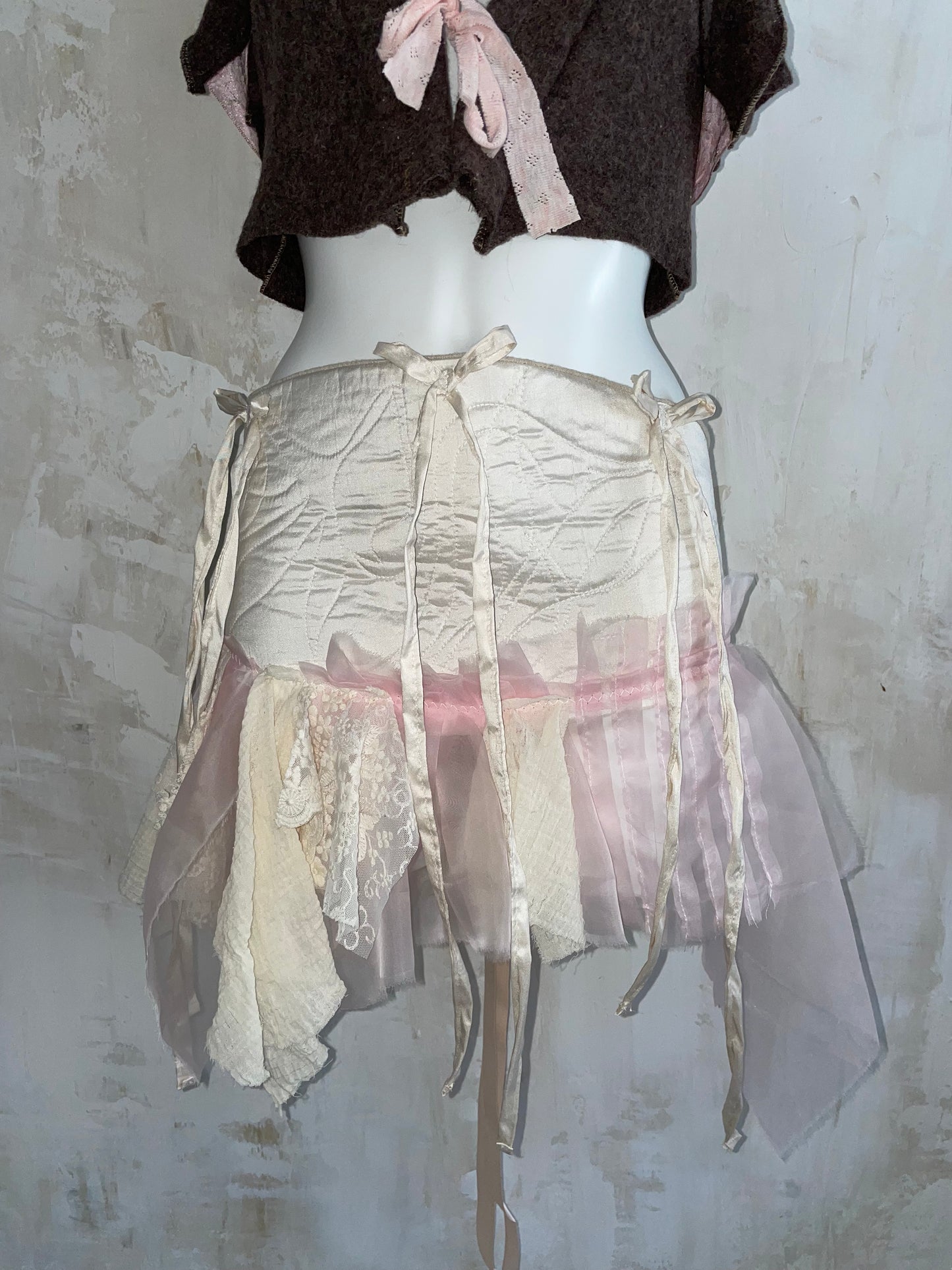 wild silk overskirt